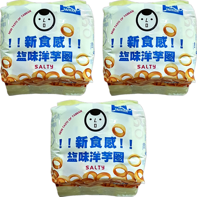 Chiao-E 巧益 鹽味洋芋圈, 72g, 3袋