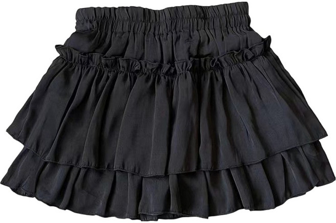 유블리 미슈리 캉캉 프릴 데일리 러블리 속바지형 스커트