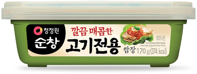 청정원순창 깔끔 매콤한 고기전용 쌈장, 170g, 1개