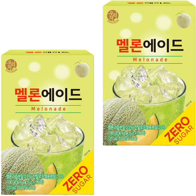 우리차 멜론에이드, 5g, 20개입, 2개