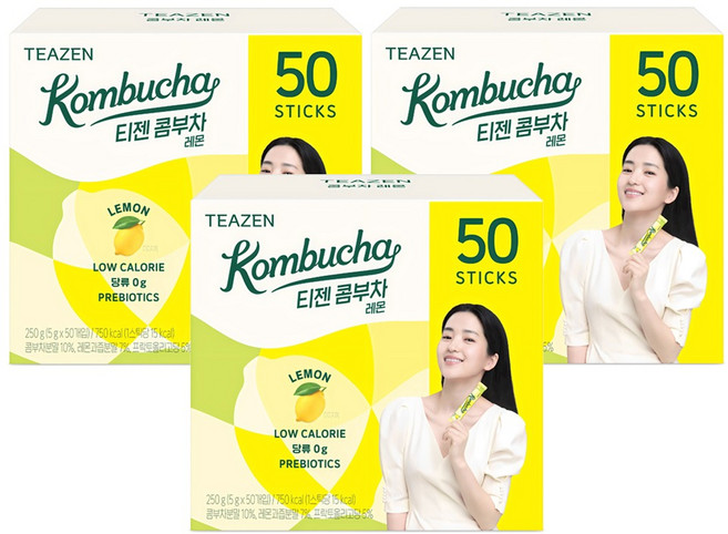 티젠 콤부차 레몬, 5g, 50개입, 3개