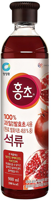 홍초 음용식초 석류, 900ml, 1개