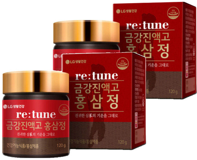 리튠 금강진액고 홍삼정, 120g, 2개