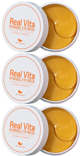 프레티 리얼 비타 하이드로겔 아이패치, 60개입, 3개