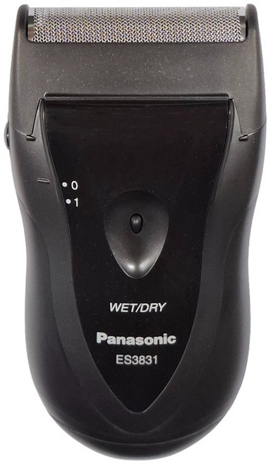 Panasonic 單刀頭電池式水洗刮鬍刀, ES-3831, 黑色