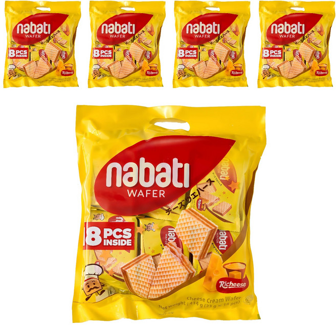 nabati 奶油起司威化餅, 414g, 5袋