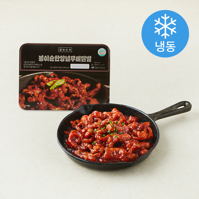 봉이 순한 양념 무뼈닭발 (냉동), 400g, 1개