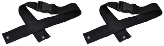 휠체어 안전벨트 고정형 장착형, 2개, MK-1460