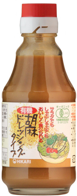 HIKARI FOODS 光食品 有機和風胡麻醬, 225g, 1瓶
