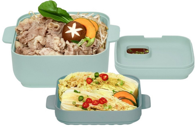 실리만 국내생산 요리 실리콘 찜기 멀티 1600ml 세렌민트 1개