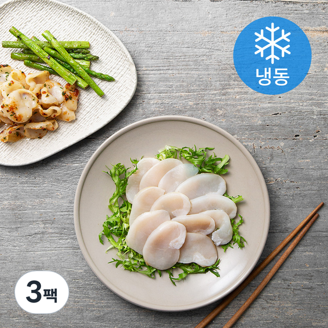 만세보령 키조개 명품관자 슬라이스 (냉동), 200g, 3팩