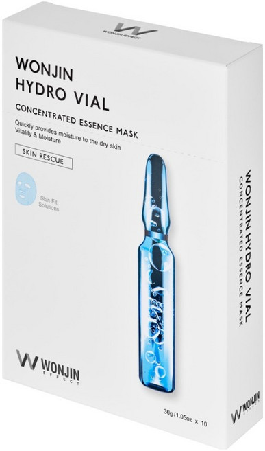 WONJIN EFFECT 補水透亮安瓶面膜, 1組, 10片