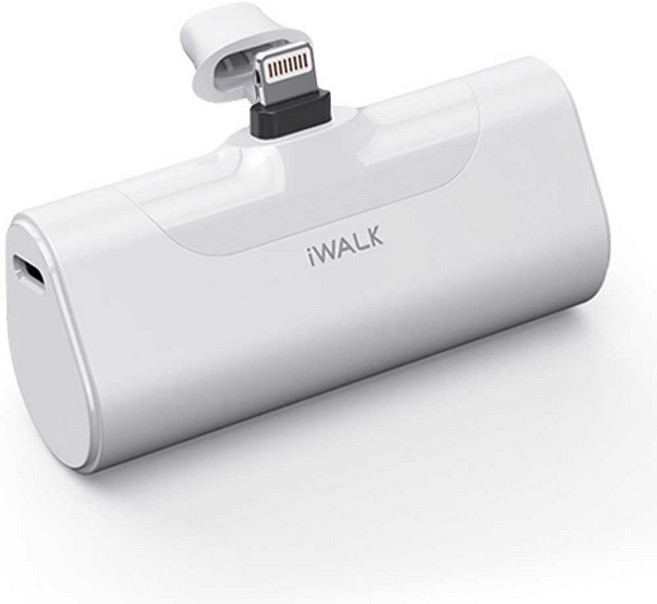 아이워크 미니 보조배터리, DBL4500L(8핀용), 화이트