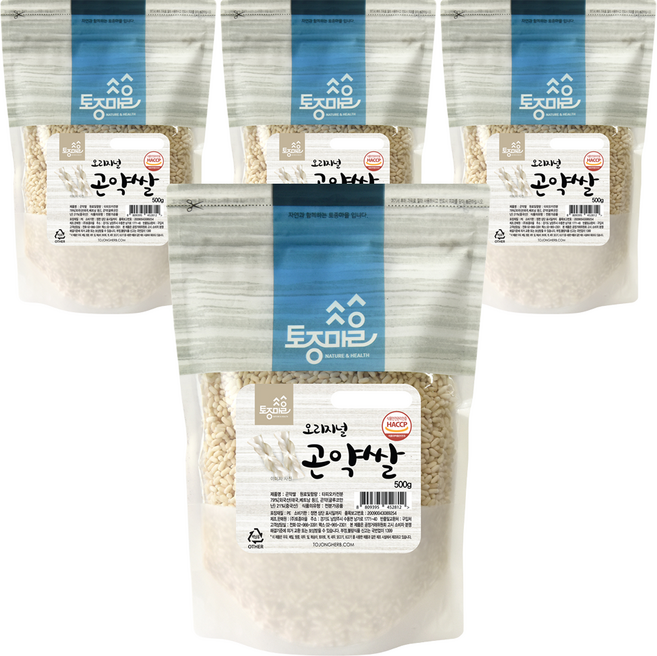 Tojongherb 蒟蒻米, 500g, 4個