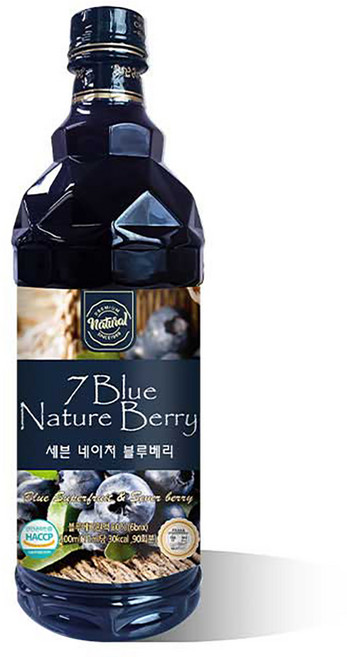 조은약초 세븐 블루베리청, 900ml, 1개