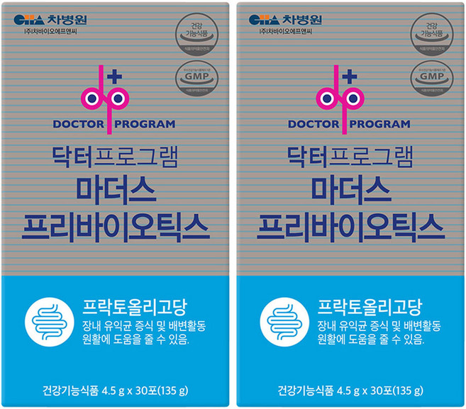닥터프로그램 마더스 프리바이오틱스, 135g, 2개