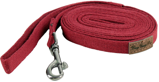 딩동펫 캐시미어 롱 리드줄, 레드, 1개