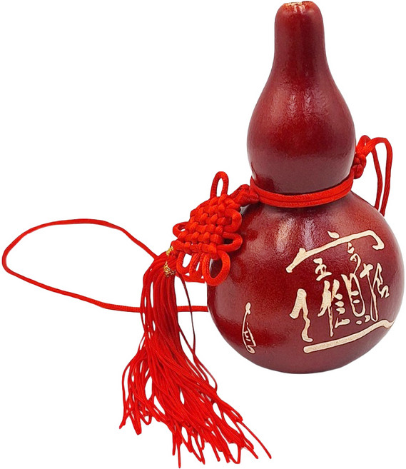 開運陶源 葫蘆吊飾 11~15cm, 淺咖色+深咖色+棕色 隨機出貨, 1個