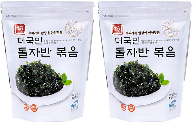 더국민 돌자반 볶음, 300g, 2개