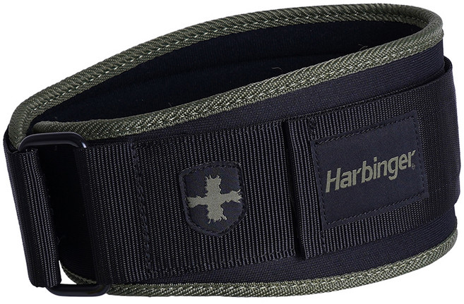 하빈져 폼코어 헬스 벨트 벨크로 타입 남녀공용, 그린, 250g