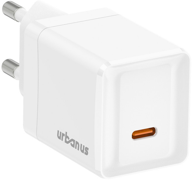 어반어스 GaN 45W 미니 C타입 PD PPS 초고속 충전기, 화이트, 1개