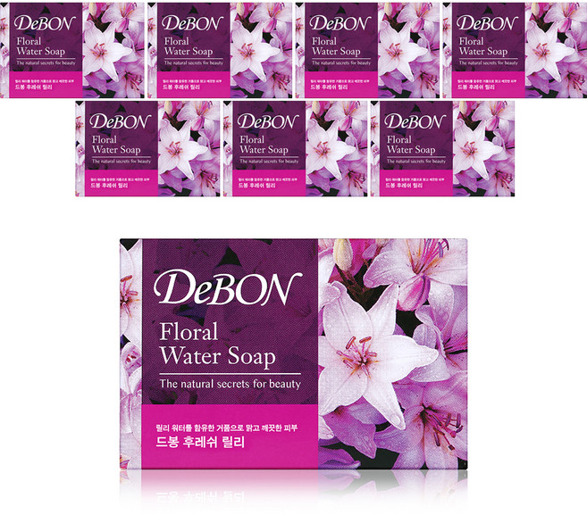 드봉 비누 후레쉬 릴리, 100g, 8개입