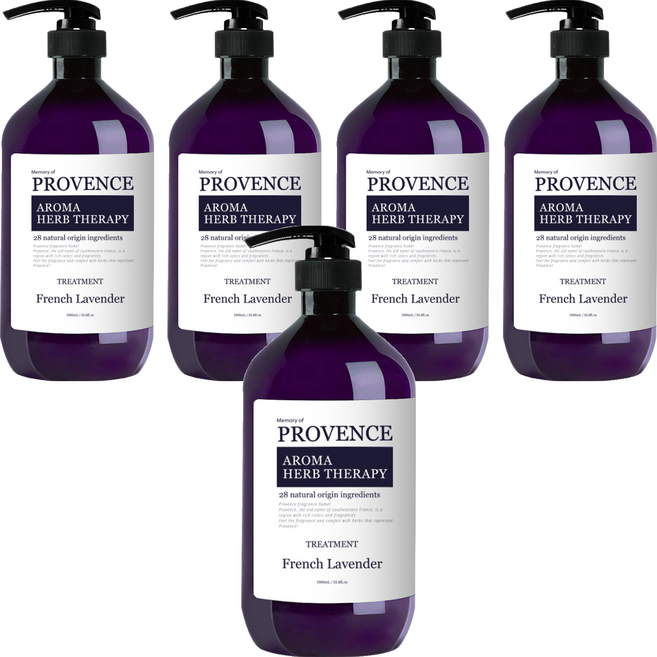 프로방스 프렌치 라벤더 트리트먼트, 5개, 1L