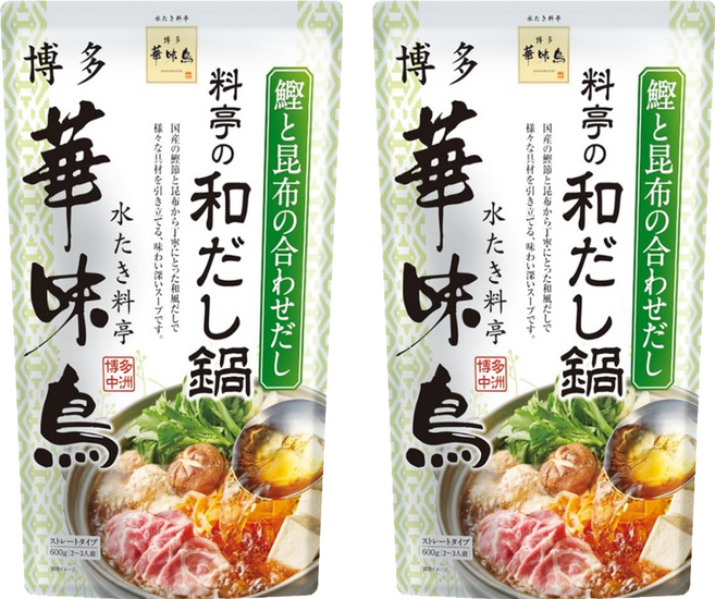 博多華味鳥 日式火鍋風味, 600g, 2包