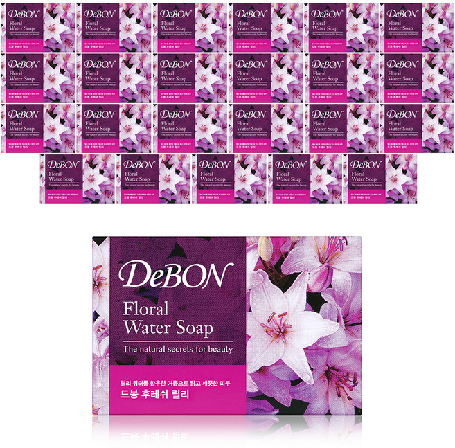 드봉 후레쉬 릴리 비누, 100g, 24개