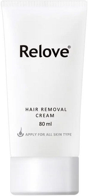 Relove 瞬淨Ku溜零毛髮霜, 80ml, 1條
