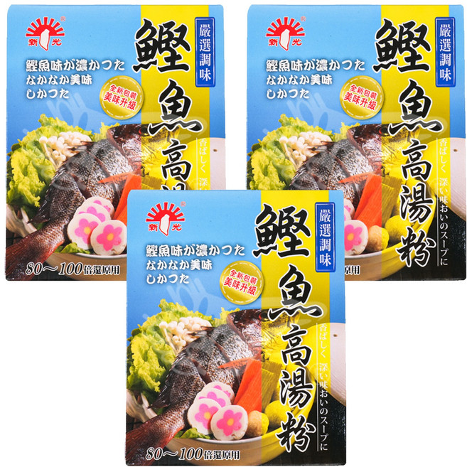新光洋菜 鰹魚高湯粉, 600g, 3盒