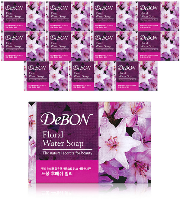 드봉 후레쉬 릴리 비누, 100g, 12개