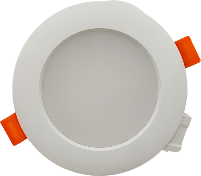 OSRAM 歐司朗 LED晶朗崁燈 9.5cm 黃光 3000K 7W, 1個