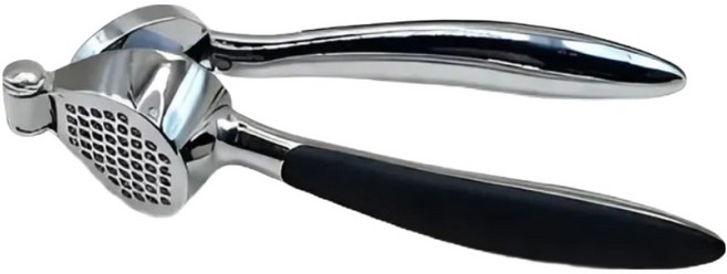 유N아이 스텐 마늘다지기 갈릭프레스, 블랙, 1개