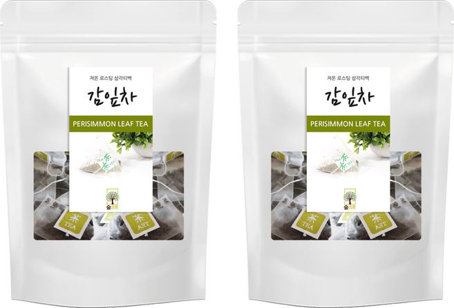 숲으로허브 감잎차 삼각티백, 100개입, 2개, 1g