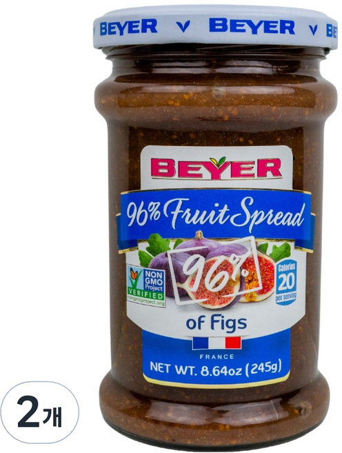 BEYER 무화과 프루트 스프레드, 245g, 2개