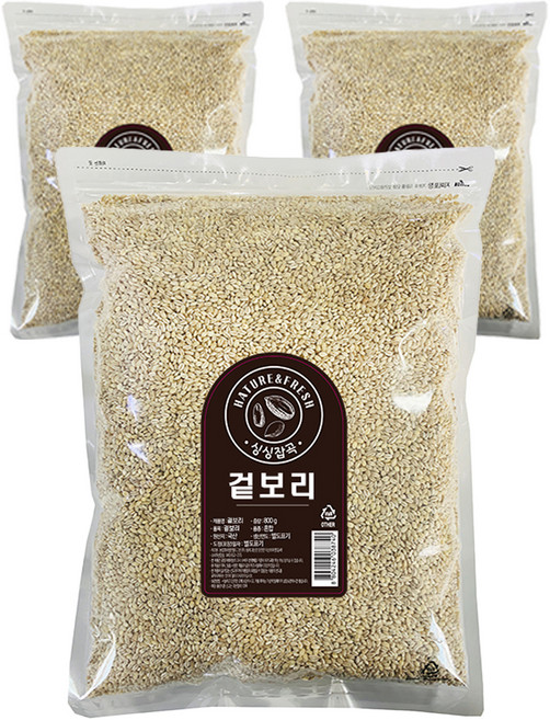 싱싱잡곡 겉보리쌀, 800g, 5개