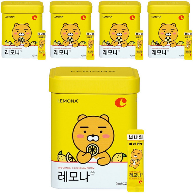 LEMONA 維他命C粉隨身包, 50入, 5組