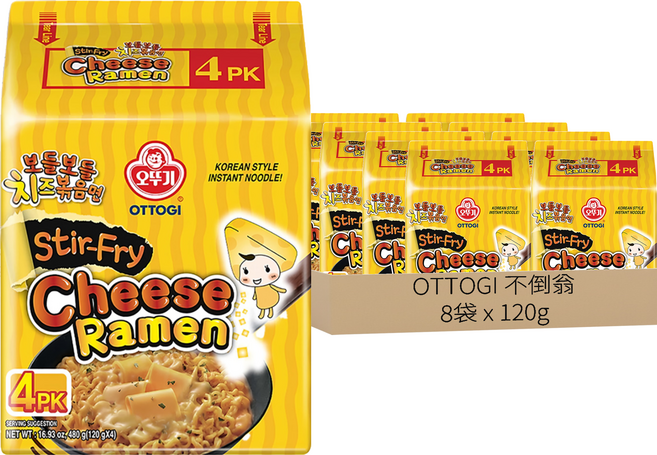 OTOKI 不倒翁 起司風味炒麵 120g, 32包