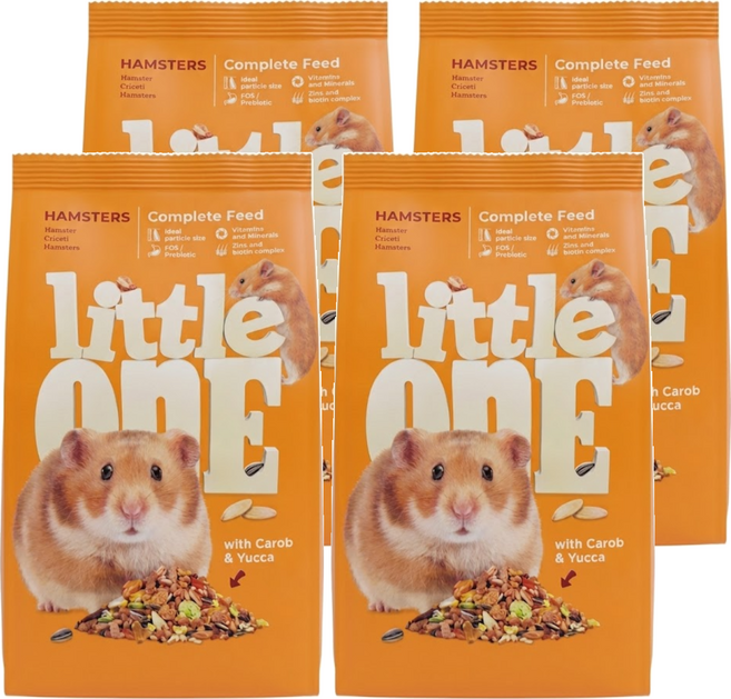 little onE 小倉鼠飼料, 400g, 4包