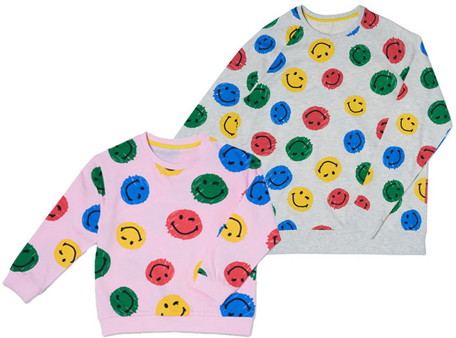 VERSOA 親子微笑T恤 2件組 GY