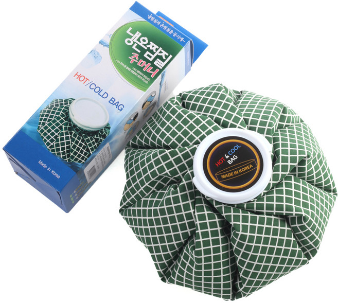 보성메디칼 냉온찜질 얼음주머니 그린 대, 1개