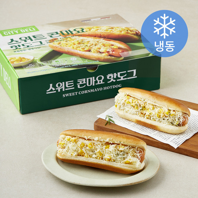 삼립 시티델리 스위트콘마요 핫도그 (냉동), 150g, 1개, 3개입