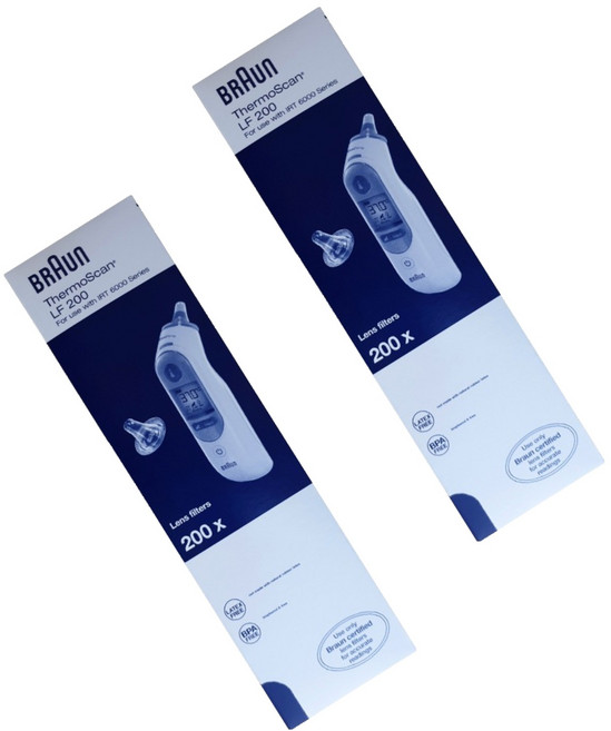 BRAUN 체온계 렌즈 필터 20p, 20개