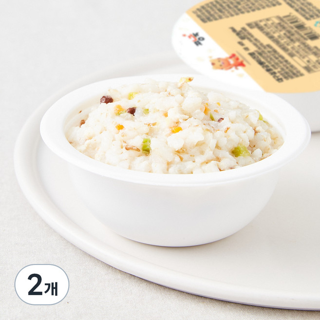 짱죽 이유식 후기 11개월부터 진밥, 혼합맛(대구살/황금팽이), 200g, 2개