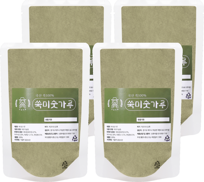 산촌마을 쑥미숫가루, 4개, 300g
