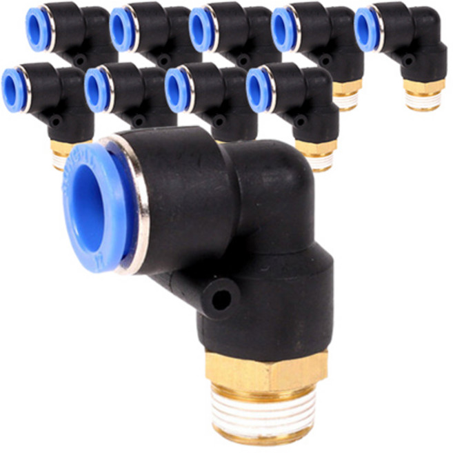 케이피씨 원터치피팅 PL 원터치휘팅 에어호스 유공압공구, 10개