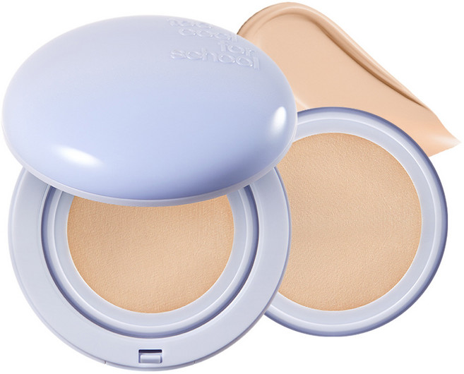 투쿨포스쿨 에어핏 쿠션 본품 12g + 리필 12g, 2W호 웜 아이보리, 1개