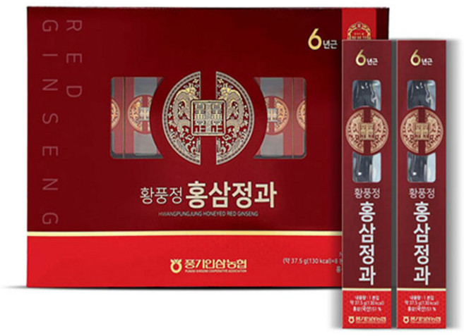 황풍정 6년근 홍삼정과, 1개, 300g