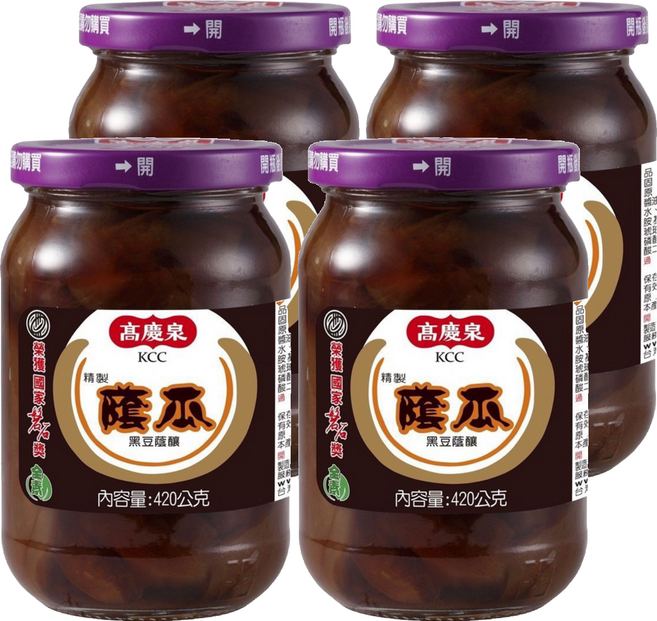 高慶泉 蔭瓜, 420g, 4罐